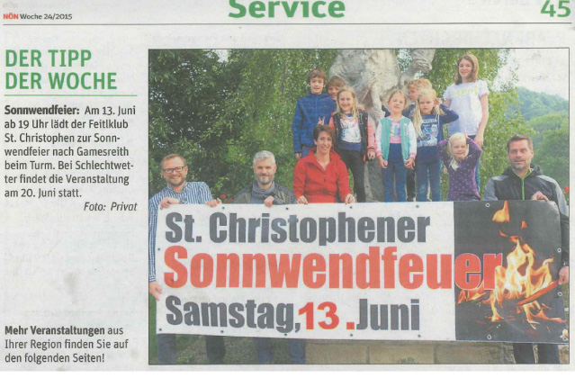 Sonnwendfeier 2015